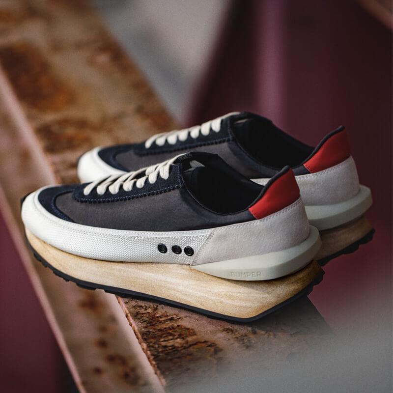 INFINIT Maden Retroflex bumper - Vintage Retro jogging Sneakers - sneakerhillcom