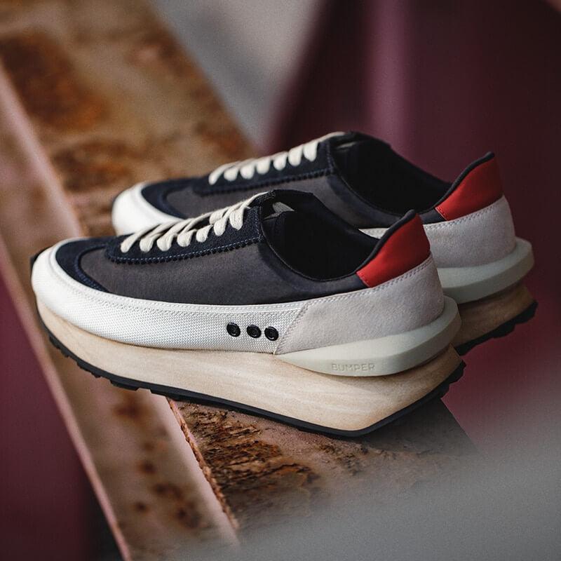 INFINIT Maden Retroflex bumper - Vintage Retro jogging Sneakers - sneakerhillcom