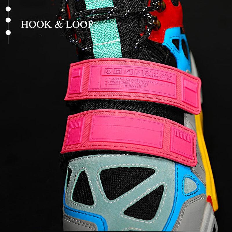 Sneakerhill 'Blaze Chromatic' Sneakers Colorful High top Sneakers - sneakerhillcom