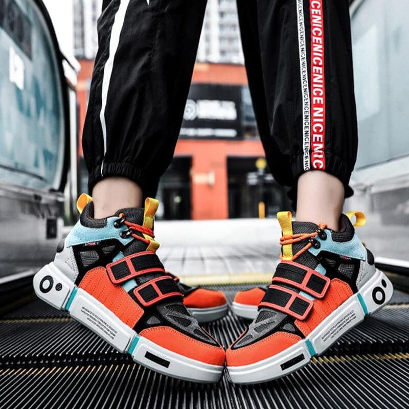 Sneakerhill 'Blaze Chromatic' Sneakers Colorful High top Sneakers - sneakerhillcom
