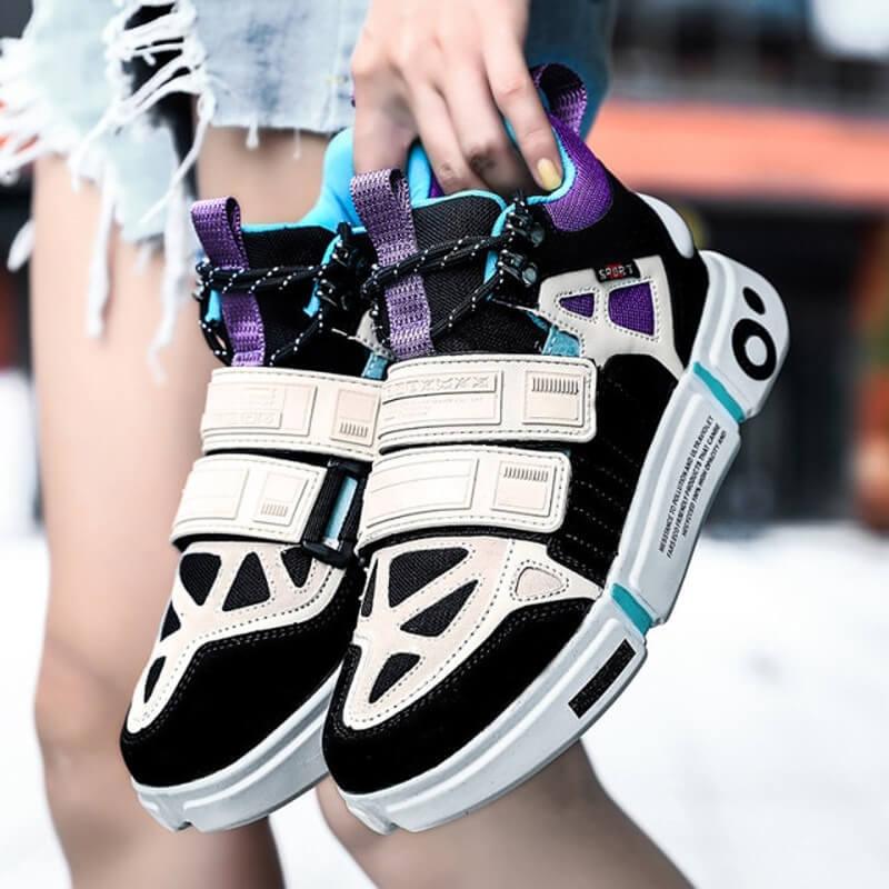 Sneakerhill 'Blaze Chromatic' Sneakers Colorful High top Sneakers - sneakerhillcom