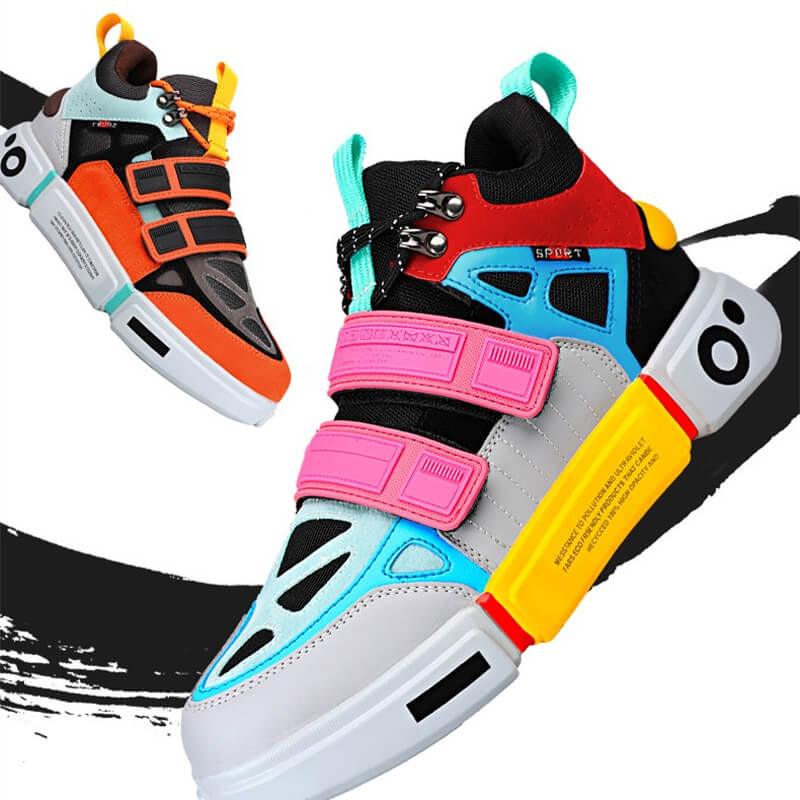 Sneakerhill 'Blaze Chromatic' Sneakers Colorful High top Sneakers - sneakerhillcom