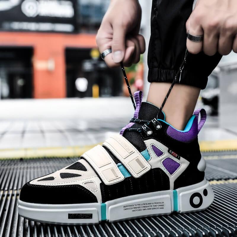 Sneakerhill 'Blaze Chromatic' Sneakers Colorful High top Sneakers - sneakerhillcom
