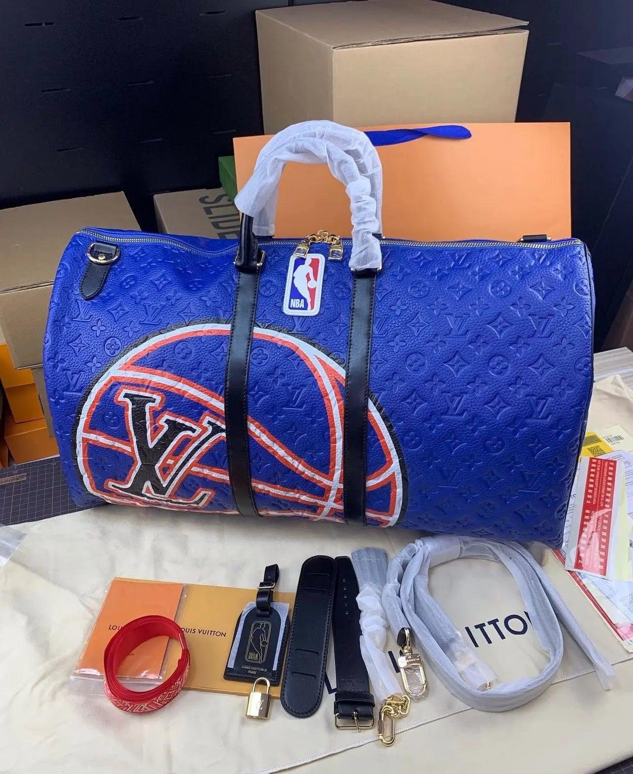 LV Keepall Bandoulière 55 NBA Taurillon Monogram M21105 - sneakerhillcom