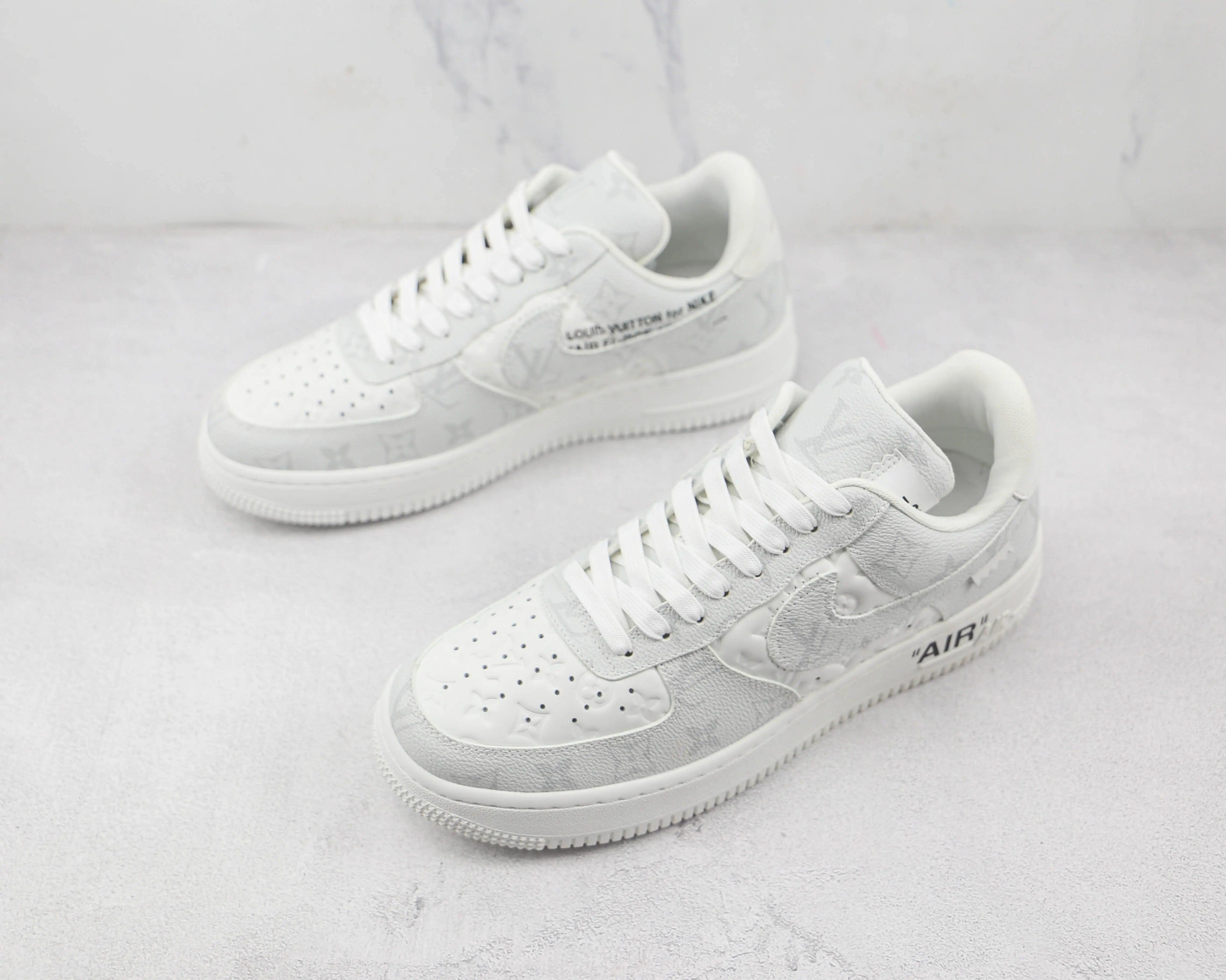 Custom LV x NK Air Force Virgil Abloh Monogram - sneakerhillcom