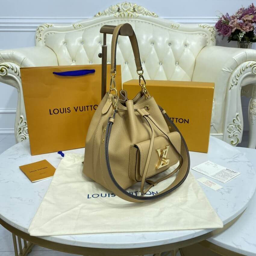 Sneakerhill Lockme Bucket Bag Apricot - LUV 538