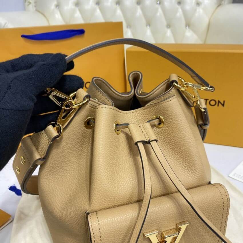 Sneakerhill Lockme Bucket Bag Apricot - LUV 538