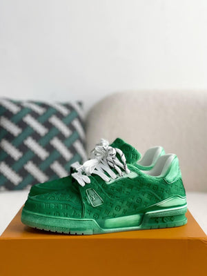 Louis Vuitton LV Trainer #54 Faded Green Sneaker - sneakerhillcom