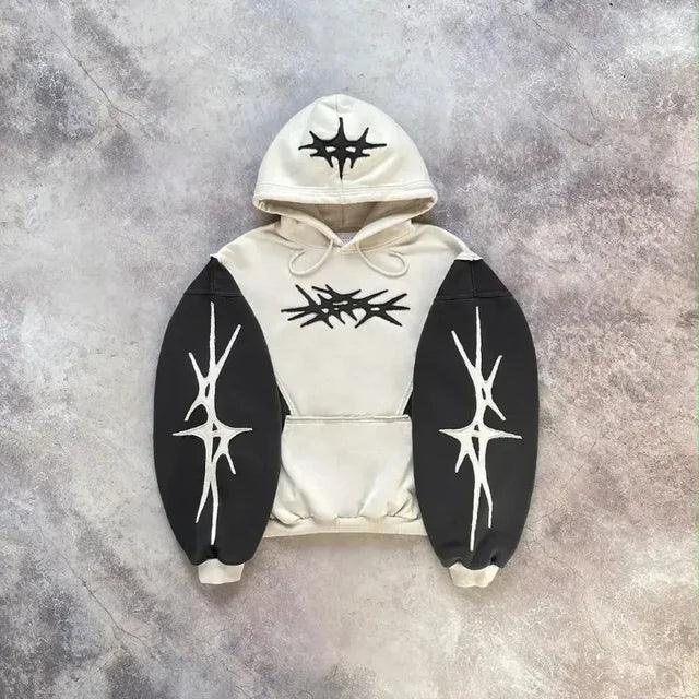Men Hooded Sweatshirt Korean Harajuku Version - sneakerhillcom