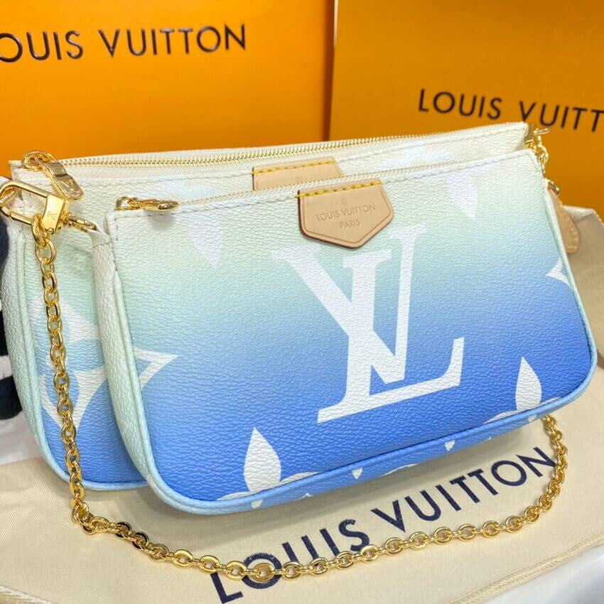 Sneakerhill Multi Pochette Blue Bag - LUV 554