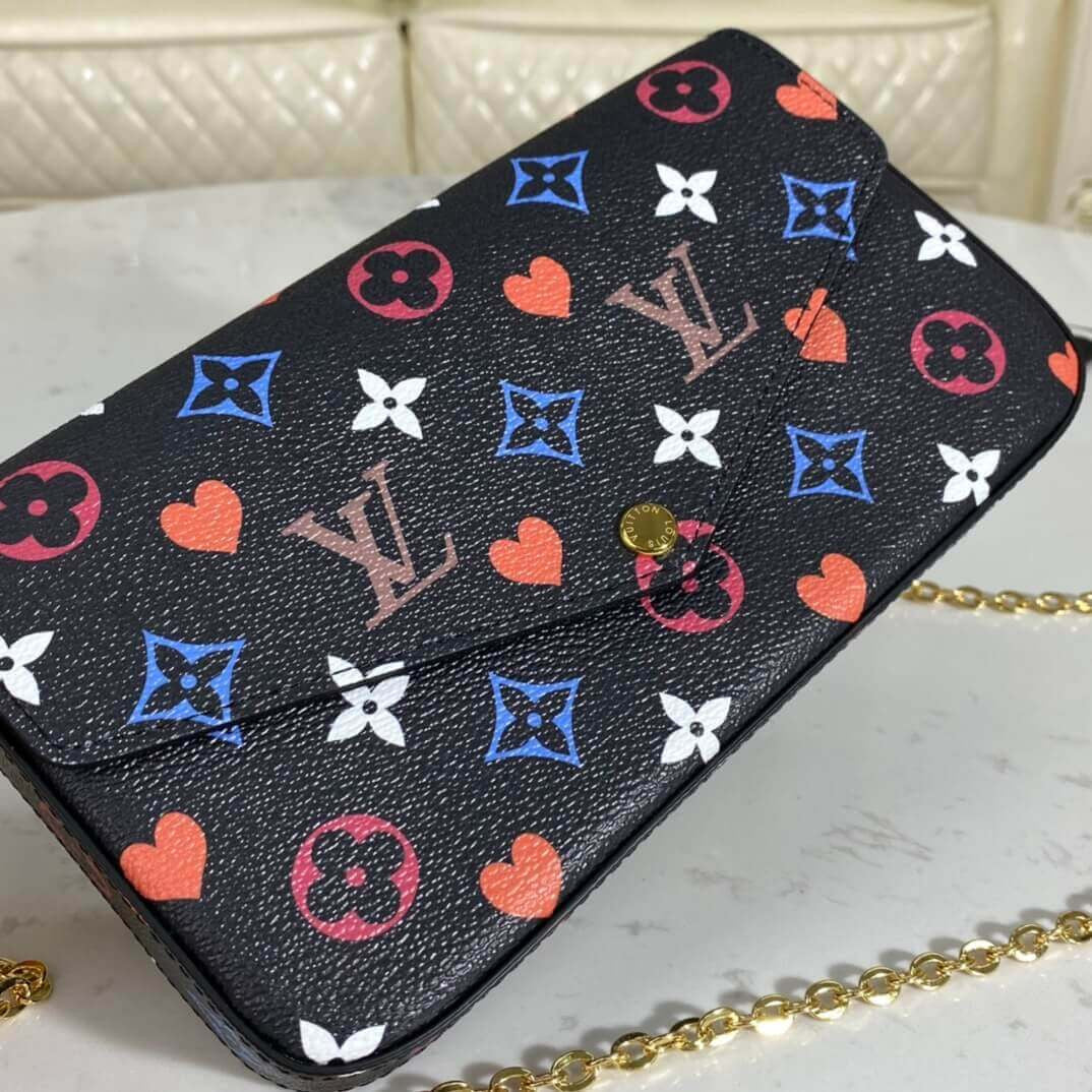 Sneakerhill Multicolor Pochette Bag Black - LUV 571