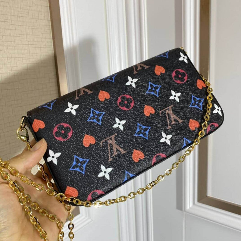 Sneakerhill Multicolor Pochette Bag Black - LUV 571