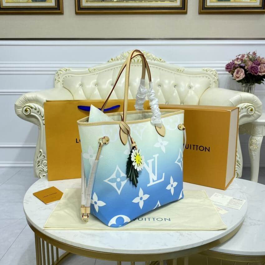 Sneakerhill Neverfull Tote Bag Blue - LUV 565