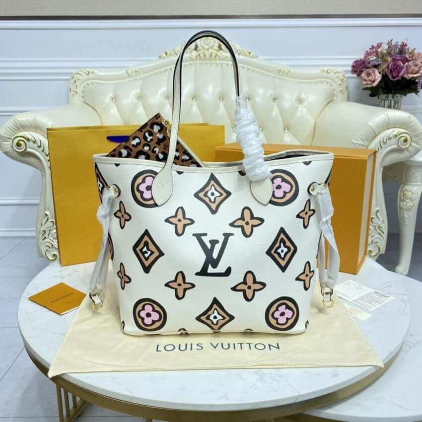 Sneakerhill Neverfull Bag in Cream - LUV 512