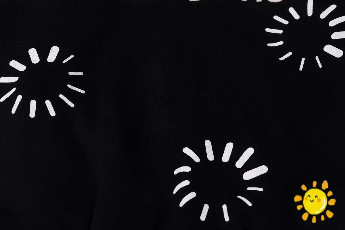 New Hip Hop Vintage Black Heavy Fabric Hoodie - sneakerhillcom