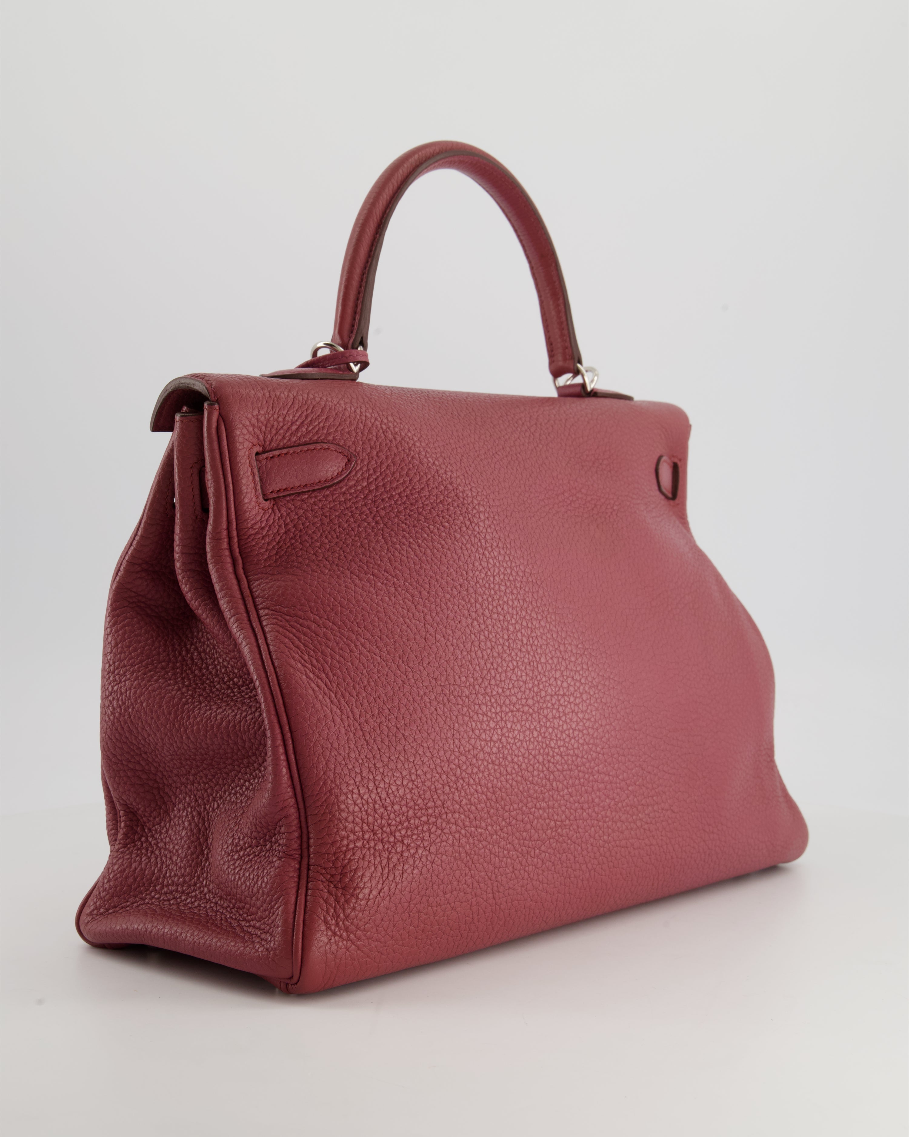 Kelly Bag 35cm in Bois De Rose Togo Leather With Palladium Hardware Kilta bags