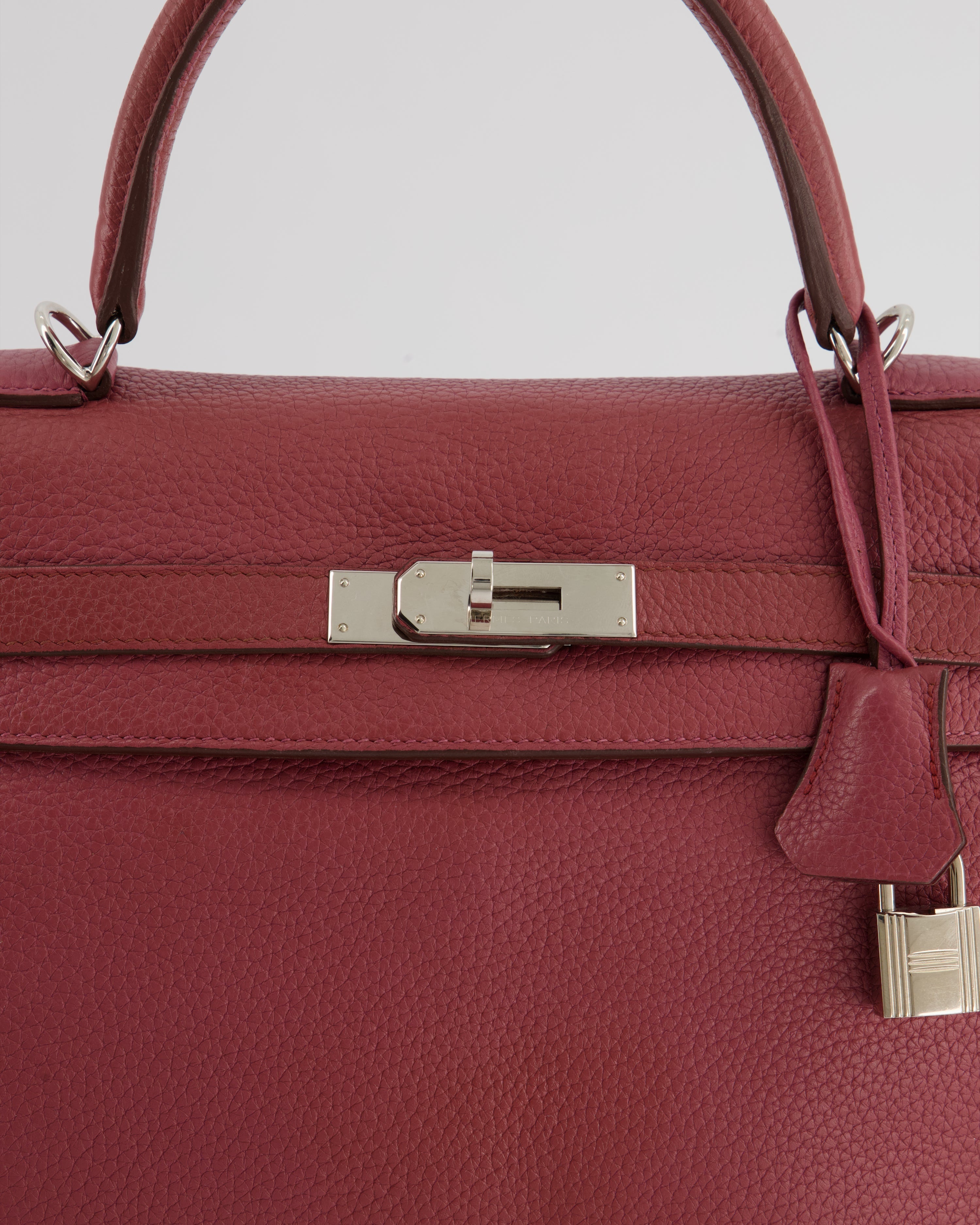 Kelly Bag 35cm in Bois De Rose Togo Leather With Palladium Hardware Kilta bags