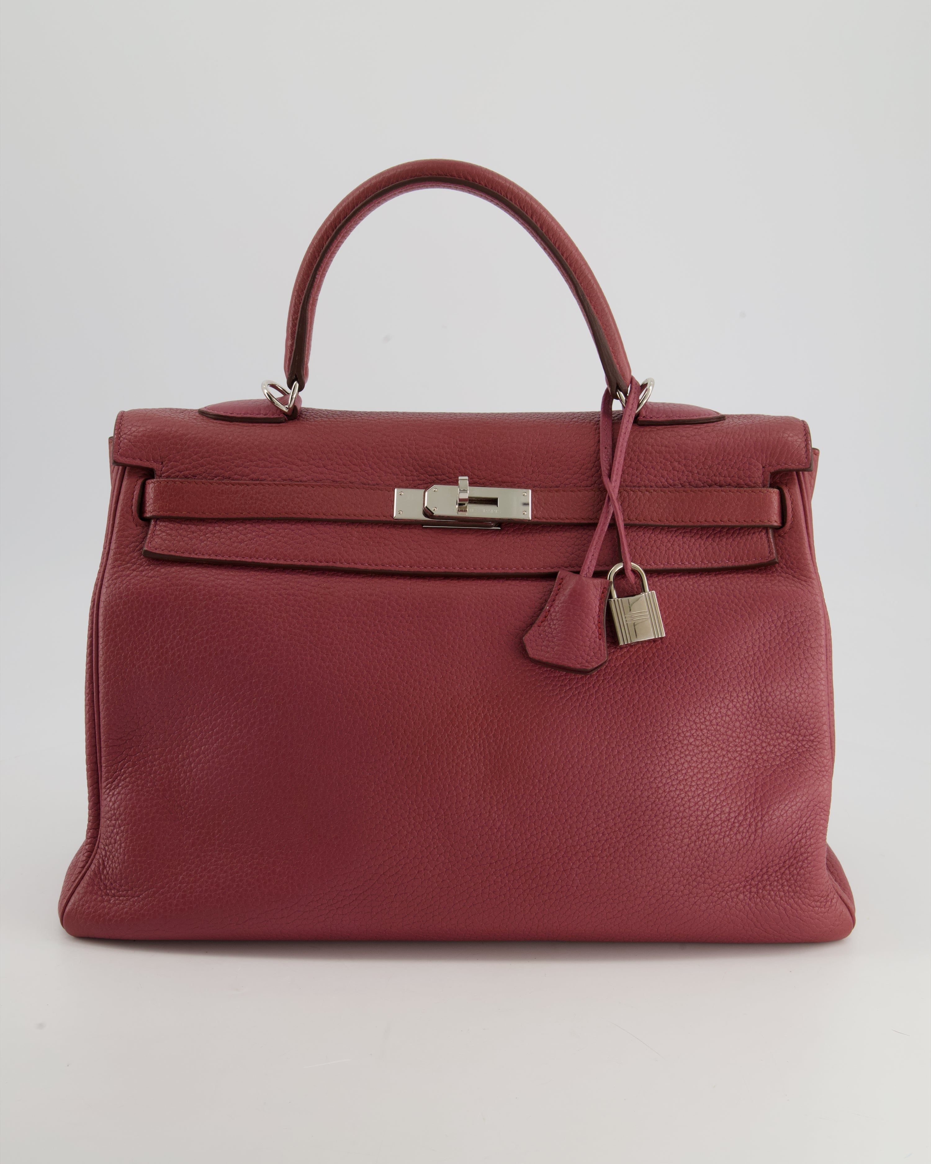 Kelly Bag 35cm in Bois De Rose Togo Leather With Palladium Hardware Kilta bags