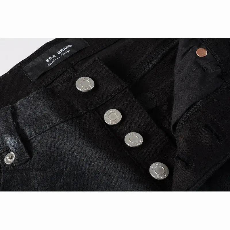 Premium Brand PRPL Roca Jeans Black Tag P001 - sneakerhillcom