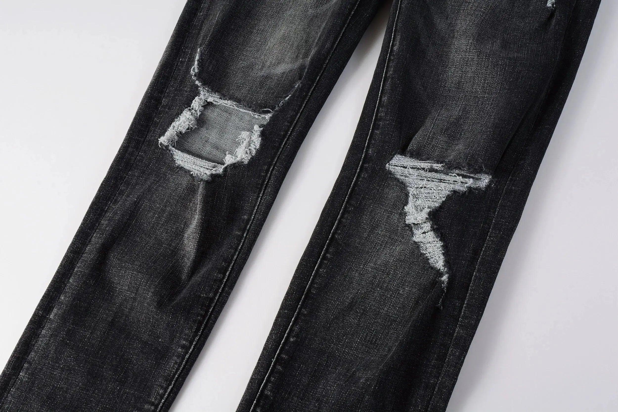 Premium Brand PRPL Roca Jeans Black Tag P003 - sneakerhillcom