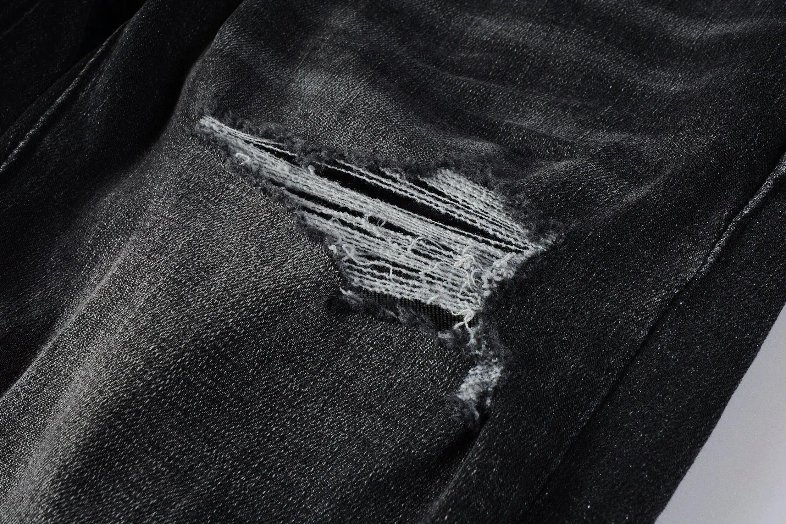 Premium Brand PRPL Roca Jeans Black Tag P003 - sneakerhillcom