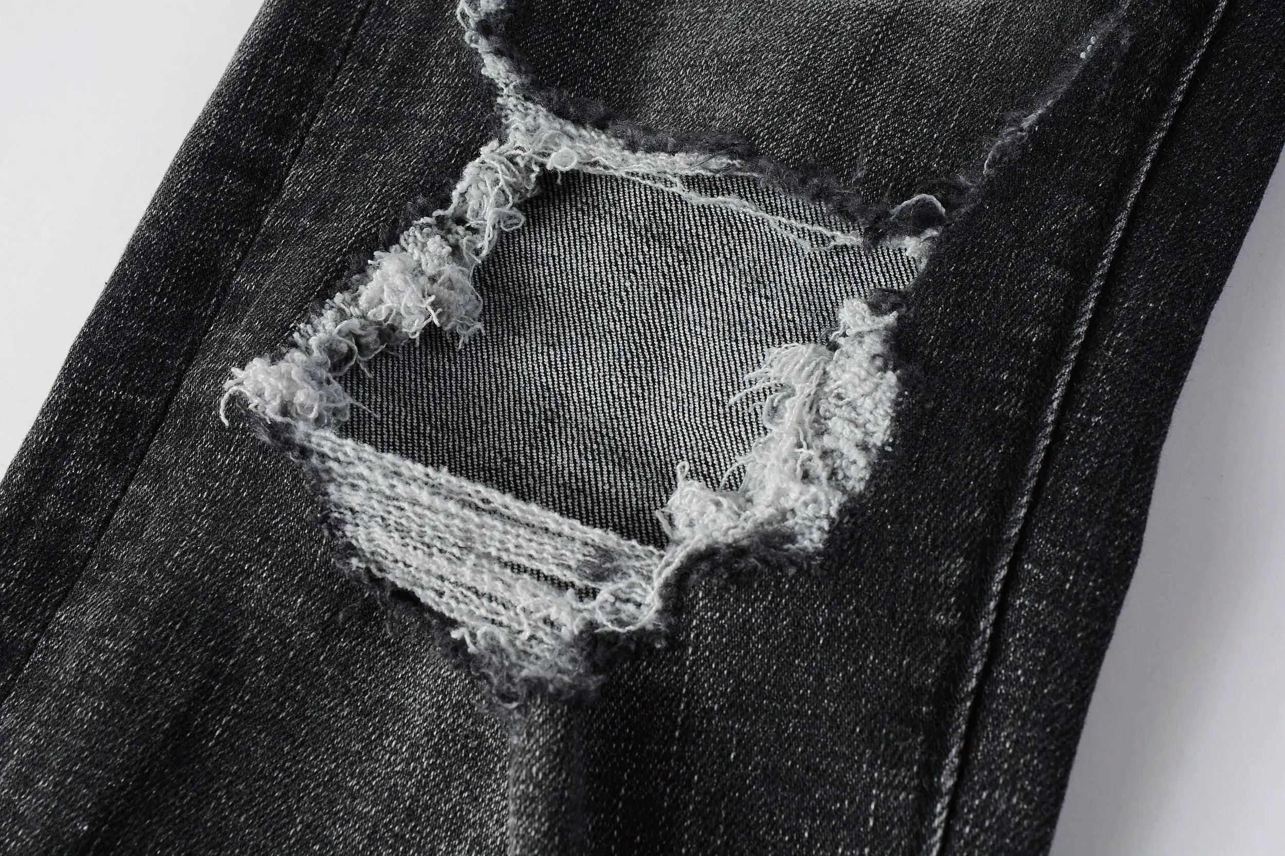 Premium Brand PRPL Roca Jeans Black Tag P003 - sneakerhillcom