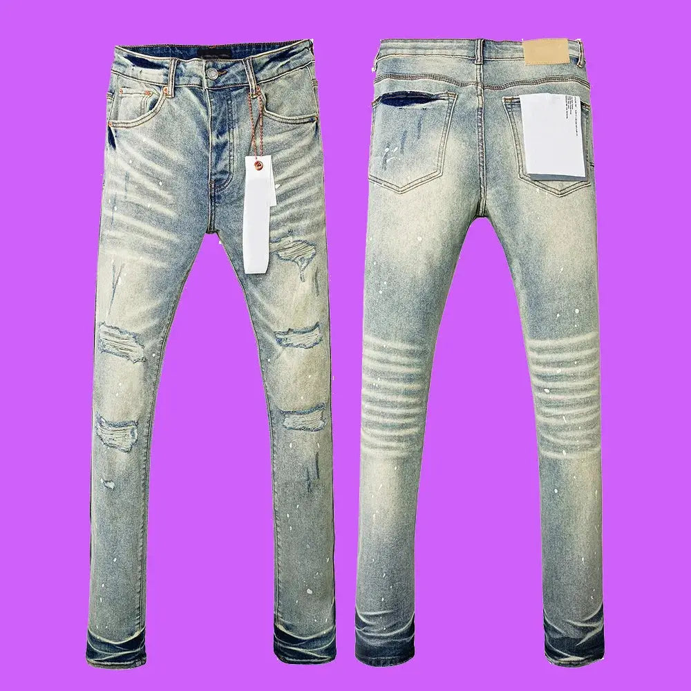 Premium Brand PRPL Roca Jeans Light Indigo P002 eprolo