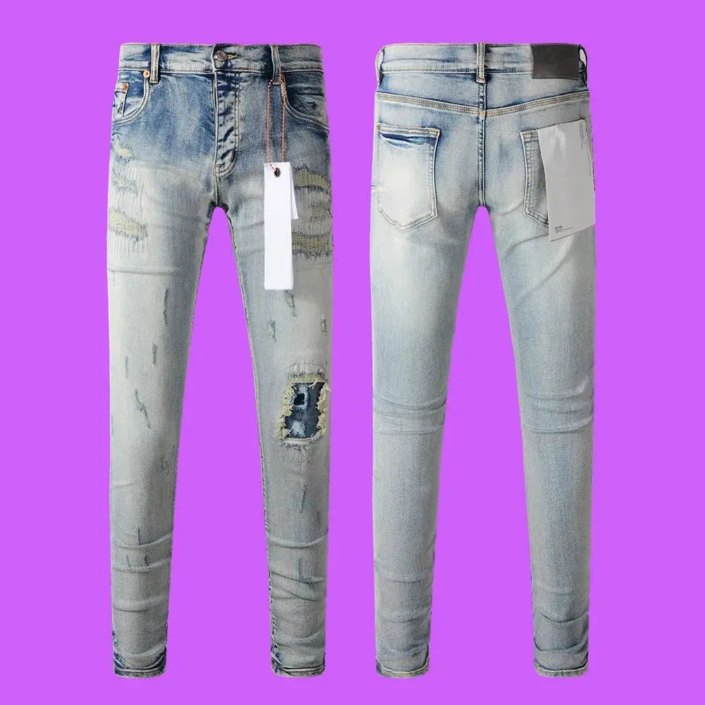 Premium Brand PRPL Roca Jeans Ripped P0010 eprolo