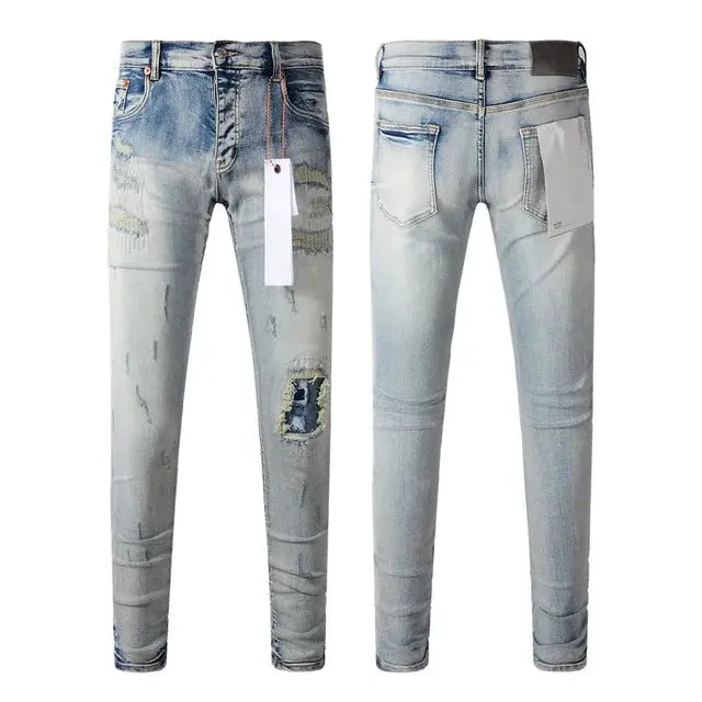 Premium Brand PRPL Roca Jeans Ripped P0010 eprolo