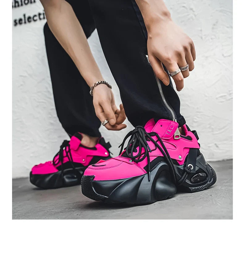 Woman pink shoes Aletha R Chunky sneakers - sneakerhillcom