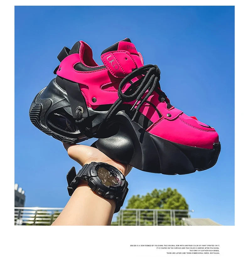 Woman pink shoes Aletha R Chunky sneakers - sneakerhillcom