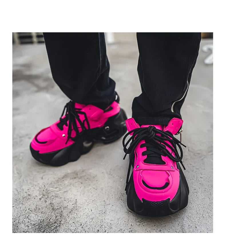 Woman pink shoes Aletha R Chunky sneakers - sneakerhillcom