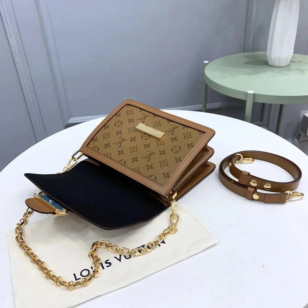 SO - New Fashion Women's Bags LUV DAUPHINE Nicolas Ghesquière Monogram Reverse A052 - sneakerhillcom