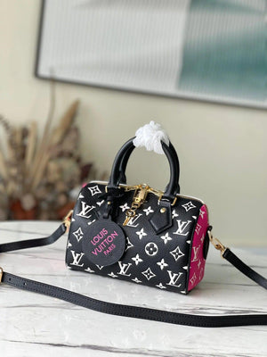 SO - New Fashion Women's Bags LUV SPEEDY MONOGRAM A017 - sneakerhillcom