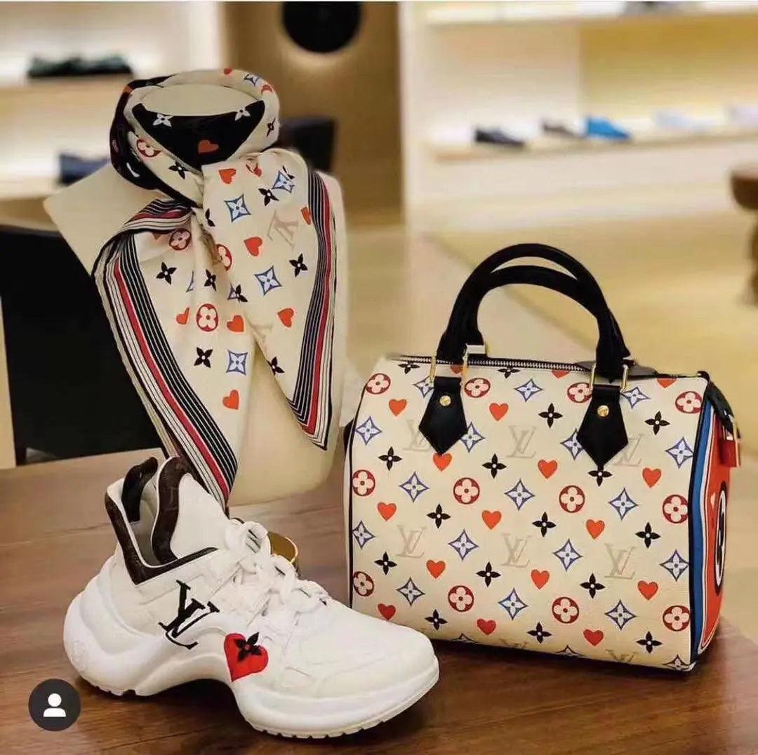 SO - New Fashion Women's Bags LUV Speedy Bandoulière Nicolas Ghesquière Game On Monogram A052 - sneakerhillcom