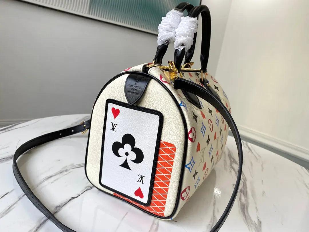 SO - New Fashion Women's Bags LUV Speedy Bandoulière Nicolas Ghesquière Game On Monogram A052 - sneakerhillcom