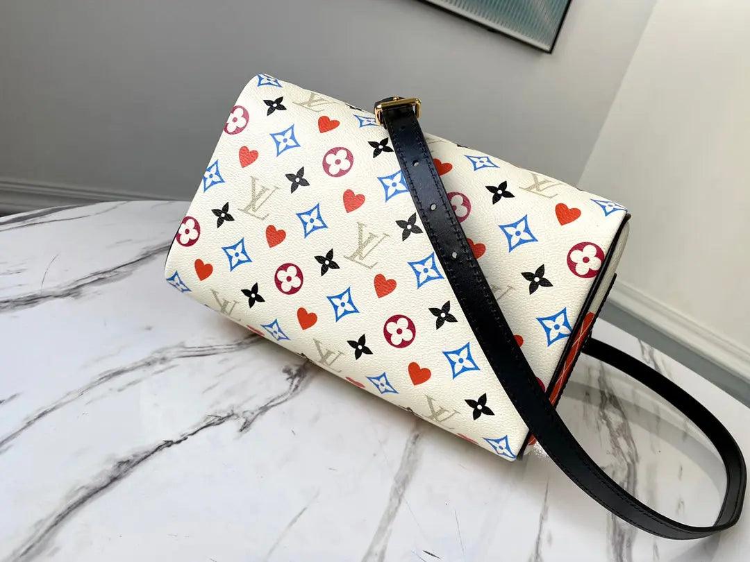 SO - New Fashion Women's Bags LUV Speedy Bandoulière Nicolas Ghesquière Game On Monogram A052 - sneakerhillcom