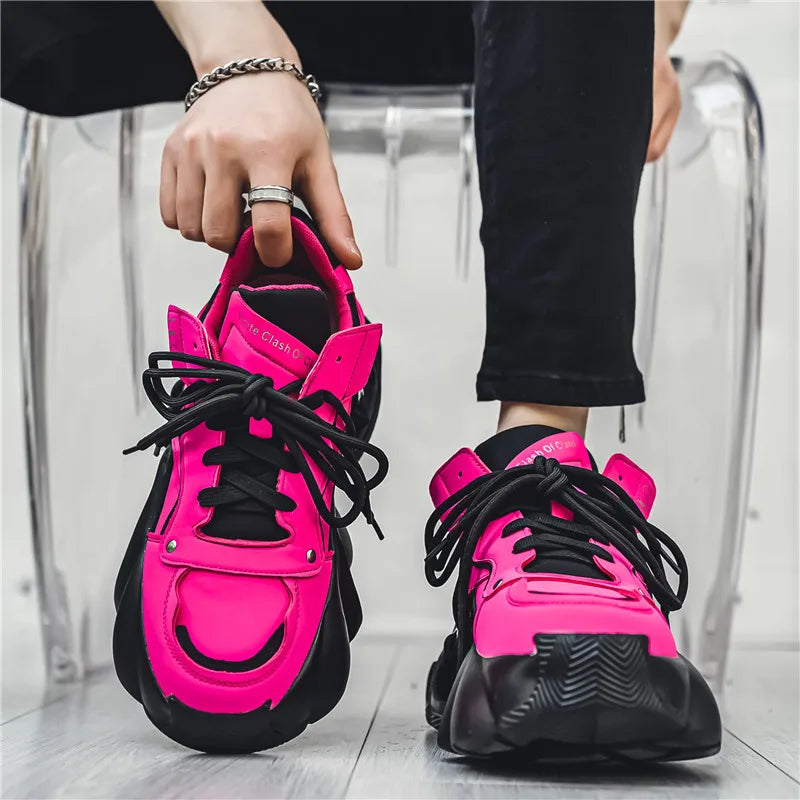 Woman pink shoes Aletha R Chunky sneakers - sneakerhillcom