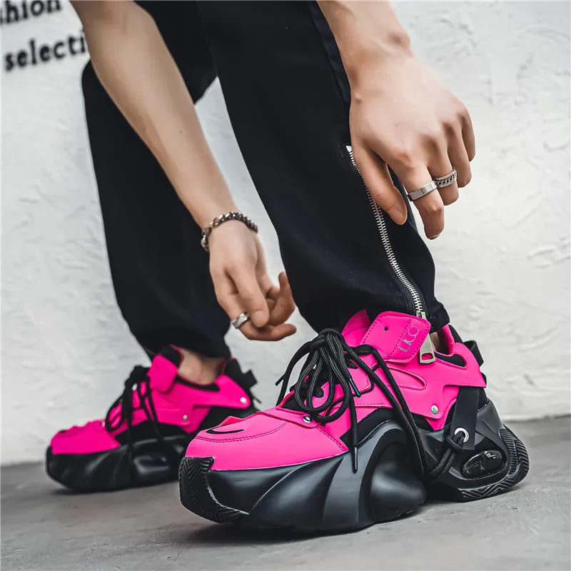 Woman pink shoes Aletha R Chunky sneakers - sneakerhillcom