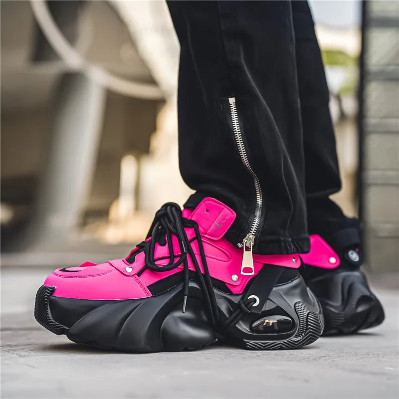 Woman pink shoes Aletha R Chunky sneakers - sneakerhillcom