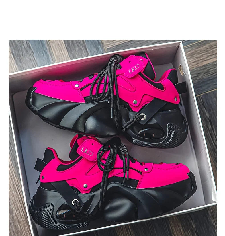 Woman pink shoes Aletha R Chunky sneakers - sneakerhillcom