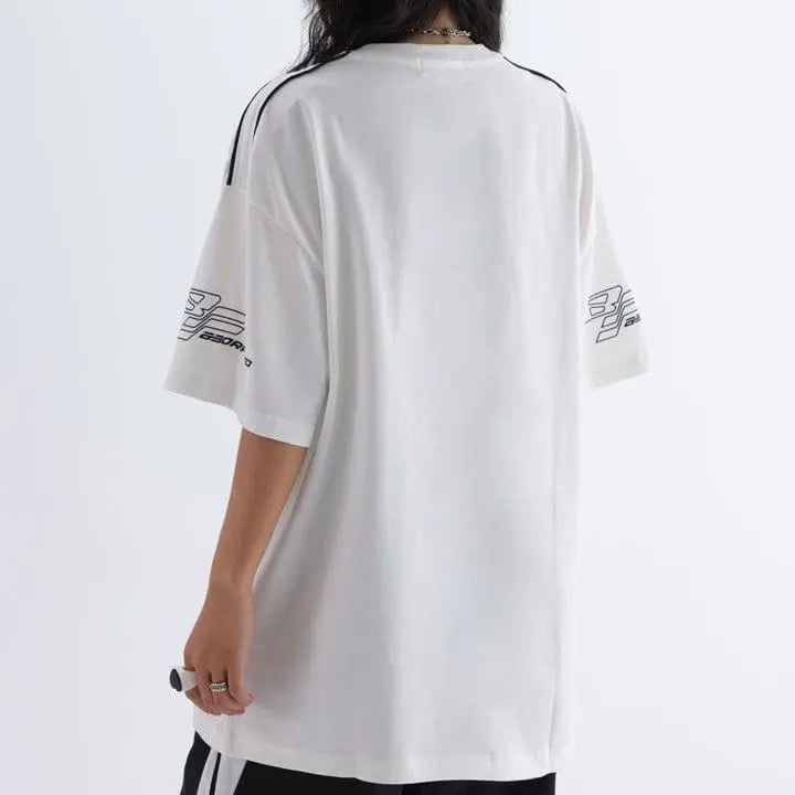 Sneakerhill® Causal Sporty Jersey T-Shirt - sneakerhillcom