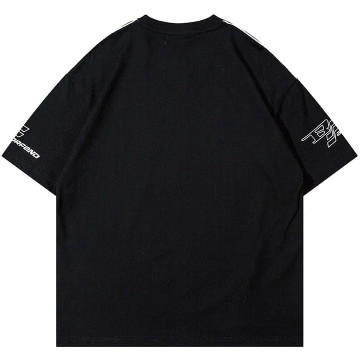 Sneakerhill® Causal Sporty Jersey T-Shirt - sneakerhillcom