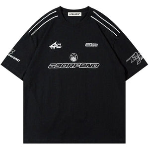 Sneakerhill® Causal Sporty Jersey T-Shirt - sneakerhillcom