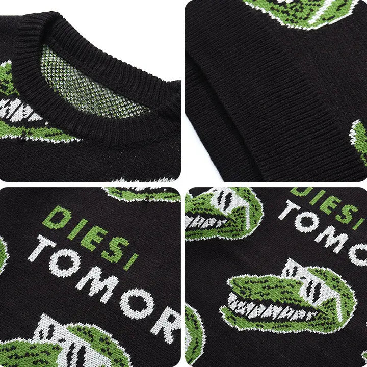 Sneakerhill® Cozy Knit Sweater Full Crocodile Sneakerhill