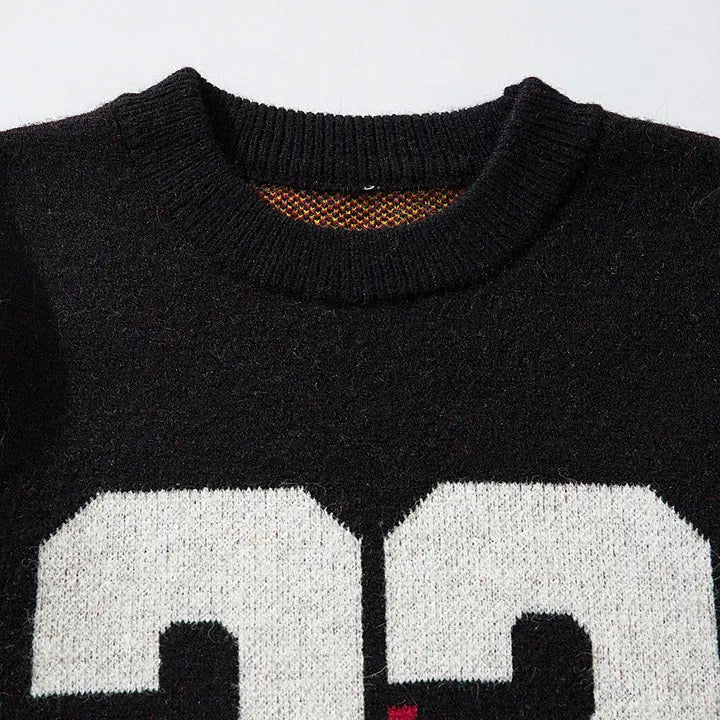 Sneakerhill® Distressed Flame Pullover Sweater 23 - sneakerhillcom