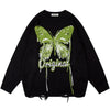 Sneakerhill® Distressed Y2K Knit Sweater Butterfly - sneakerhillcom