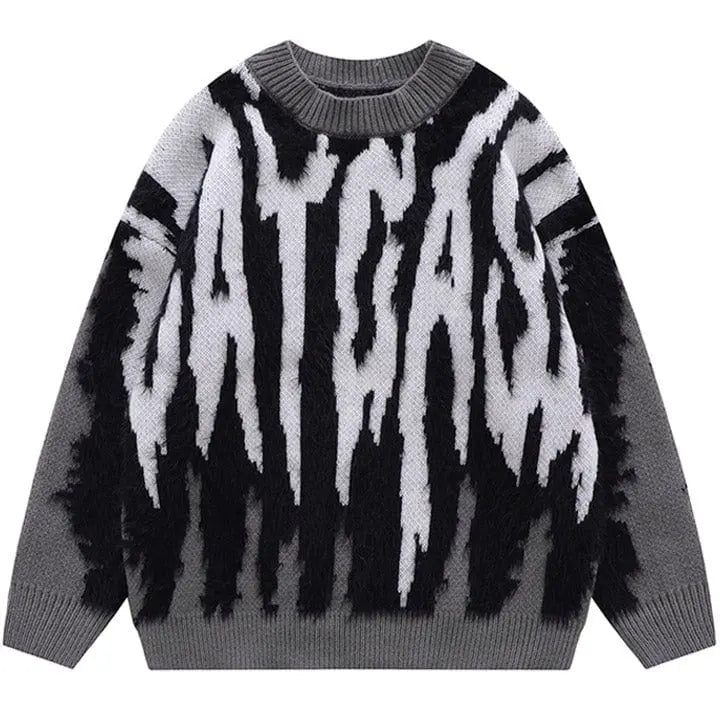 Sneakerhill® Faux Fur Sweater Tie Dye Patch - sneakerhillcom