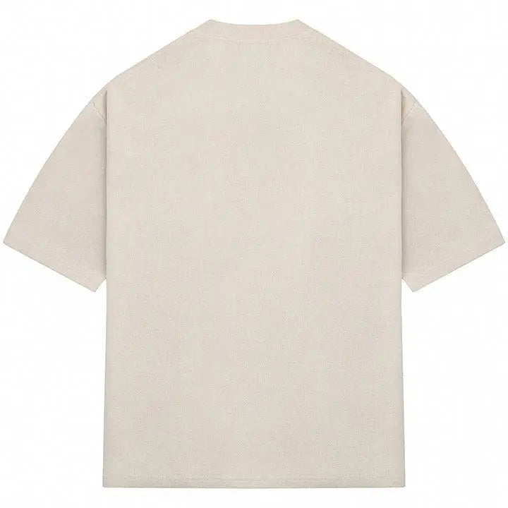 Sneakerhill® Faux Suede T-shirt with Reflective Strip - sneakerhillcom