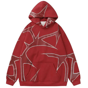 Sneakerhill® Fleece Pullover Hoodie Thorn - sneakerhillcom